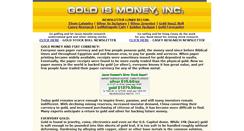 Desktop Screenshot of goldismoney.com